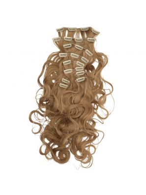 Hair Angels Clip-In Extensions Complete Set 10 Banen Wavy Dirty Blonde