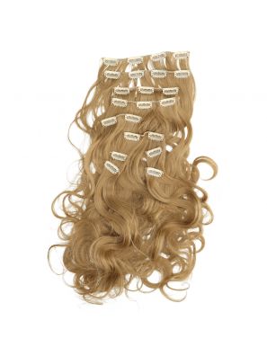 Hair Angels Clip-In Extensions Complete Set 10 Banen Wavy Caramel Blonde
