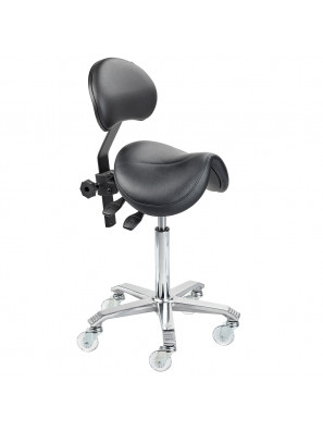 Ergonomische Kappersfiets Jumper met Lendesteun Zwart