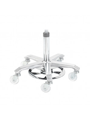 Voetbediening voor Ergonomische Kappersfietsen Chroom