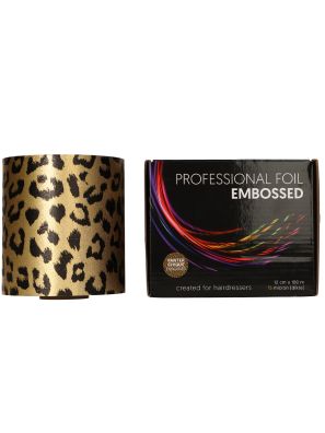 Folie Aluminium Rol Panter Chique Embossed 12cmx100m 15MU