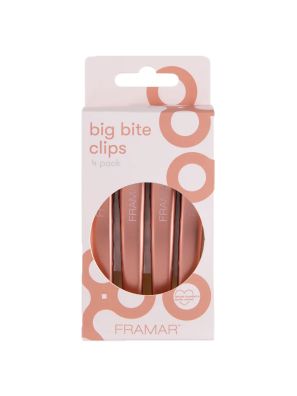 Framar Big Bite Clips Rose Gold 4st.