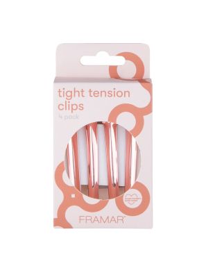Framar Tight Tension Clips Rose Gold 4st.