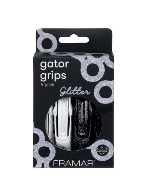 Framar Gator Grips Glitter 4st.