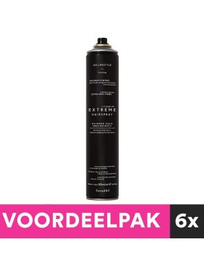 6 stuks FarmaVita HD Lifestyle Extreme Hairspray 500ml Voordeelpakket
