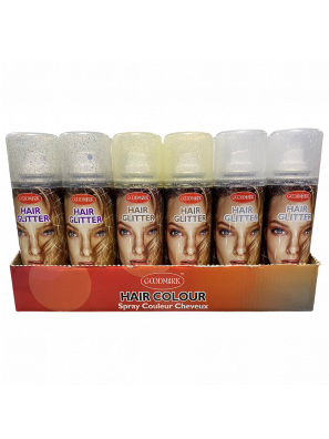 GoodMark Hair Colour Kleurlak Winkeldisplay Glitter 24 St
