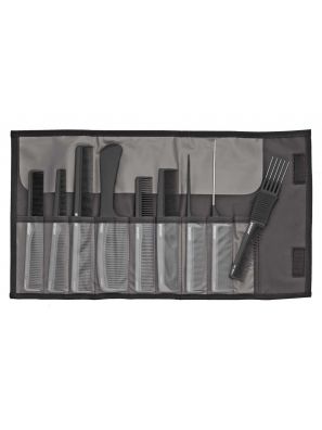 Jaguar A-Line Comb Set Black 9 st.