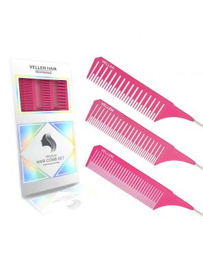 Vellen Hair Baby Highlights Kammenset 3 st. Total Pink