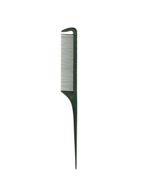 Curve-O Loves Color Steel Tail Comb Super Fine Donkergroen