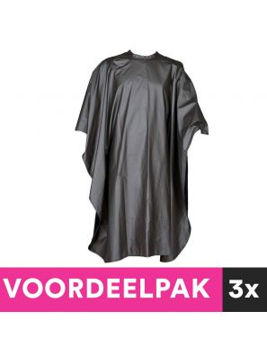 3 Stuks Kaplaken Diep Grijs 136x155cm Voordeelpakket