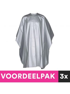 3 Stuks Kaplaken Zilver 136x155cm Voordeelpakket