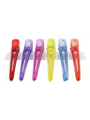 Klem Aluminium/Kunstof Ganzebek Multi Colore 6stuks