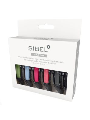 Sibel Gator Verdeelclips Haaienbek 9cm 6st. Gekleurd
