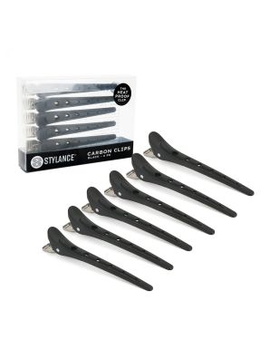 Stylance Verdeelklemmen Carbon Clips Zwart 6st.