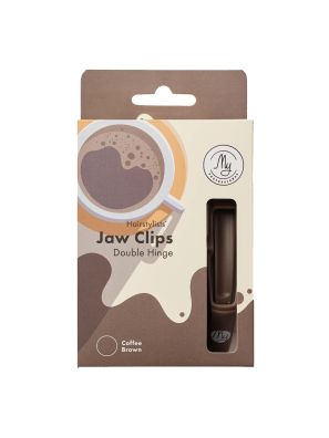 My Professional Jaw Clips Coffee Brown 4st.