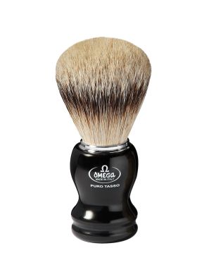 Omega Scheerkwast 100% Super Badger Resin Handvat 11cm