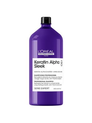 L'Oréal Serie Expert Keratin Alpha Sleek Shampoo 1500ml