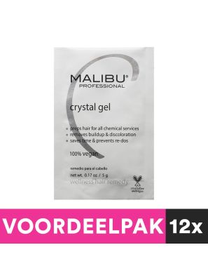 12 Stuks Malibu C Crystal Gel Sachet 5gr. Voordeelpakket