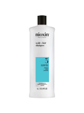 Nioxin System 3 Scalp + Hair Shampoo Treated Light Thinning 1000ml