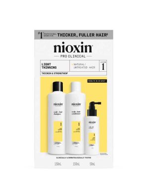 Nioxin System 1 Trial Kit Light Thinning