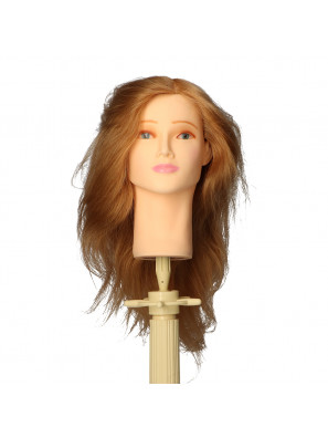 Beaux Cheveux Oefenkop Dames Manon 100% Human Haar Blond