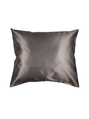 Beauty Pillow Satijnen Kussensloop Dark Grey - 60x70cm