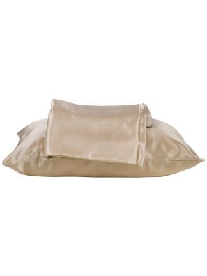 Beauty Pillow Dekbedovertrek Set Champagne - 140x200/220cm