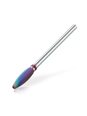 Promed Carbide Bitje Kegel Rond Smal Fijn Regenboog 4mm/13mm