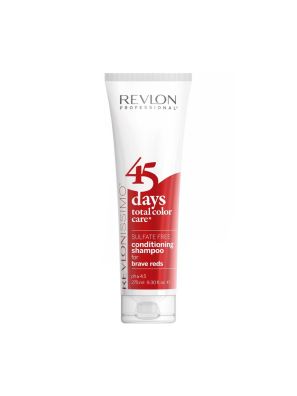 Revlon 45 Days Total Color Care Conditioning Shampoo for Brave Reds 275ml