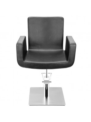 Sibel Kappersstoel Attractio Zwart met Vierkante Voet