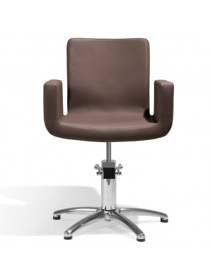 Sibel Kappersstoel Attractio Bruin met 5 Stervoet