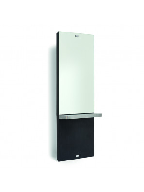 Sibel Wandkaptafel Reflexio Black inclusief Spiegel