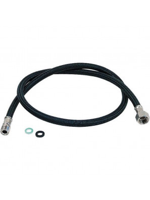 Sibel Slang Flexible Zwart Nylon Mantel 3/8 120cm