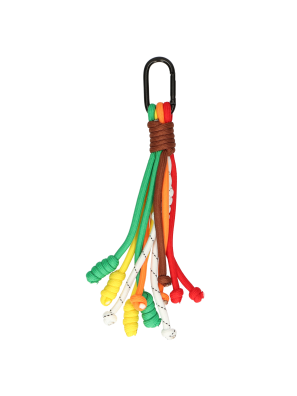 Bag Charm Zwart Gekleurd