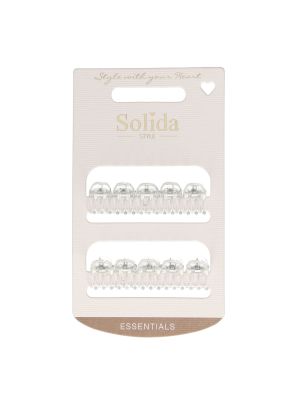 Solida Klemmetjes Transparant Klein 10st.