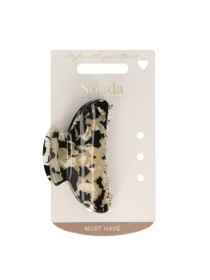 Solida Clip Gevlekt Zwart Large