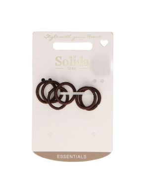 Solida Mini Elastiekjes Bruin 6st.