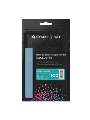 Staleks Pro Plakvijl Refill Exclusive 22/100 Grit Recht 50st.