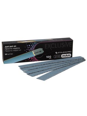 Staleks Pro Vijlen Wegwerp Exclusive 22/100 Grit Recht 50st.