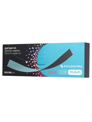 Staleks Pro Vijlen Wegwerp Dubbelzijdig Mix 100/180 Grit Recht 50st.