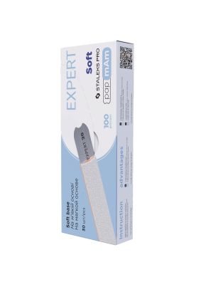 Staleks Pro Nagelvijl Wegwerp Soft Base White Expert 20/100 Grit Recht 25st.