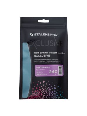 Staleks Pro Plakvijl Wegwerp Exclusive 42/240 Grit Crescent 30st.