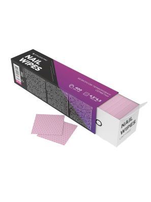 Staleks Pro Geperforeerde Nail Wipes Pluisvast Roze 400st.