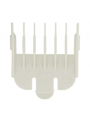 Wahl Opzetkam Wit Kunststof  #1.5 4.5mm