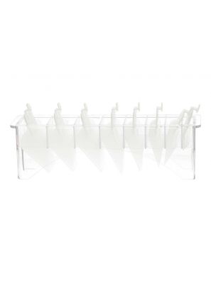 Opzetkammen Set 8st. Wit