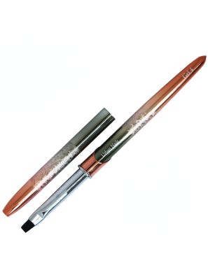 Urban Nails Gel 4 Flat Penseel Rosegold Line