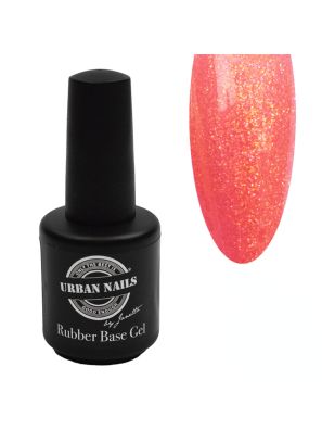 Urban Nails Rubber Base Gel Coral 15ml