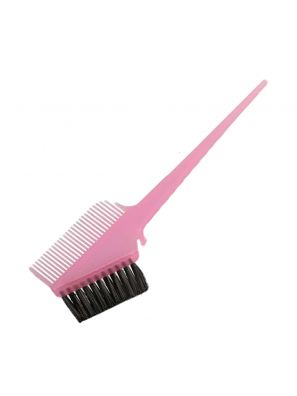 Verfkwast/Kam Roze met Punt