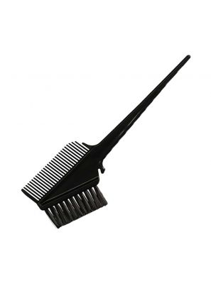 Verfkwast/Kam Zwart met punt