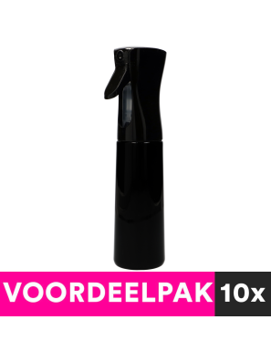 10 stuks Waterspuit Mist Zwart 300ml Voordeelpakket